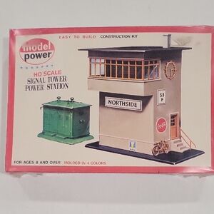 Model Power HO Scale Signal Tower And Power Station Kit